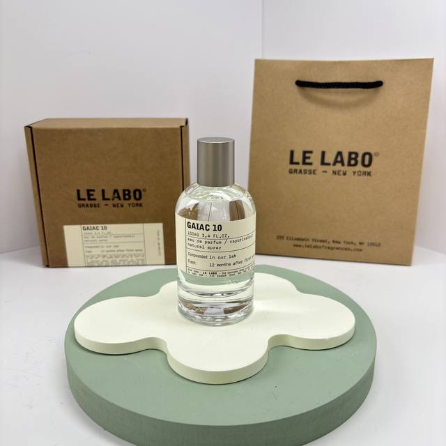 原单品质 DDD Lelabo 实验室 10号愈创木 DDD [愈创木是一种非常坚硬的绿色木材，不像雪松那样干燥，但同样微妙、深沉和稳定。Gaiac 10 是一