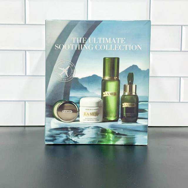 通 可配礼袋+海免3标，细节全对版，味道对香，市面最高版本，非流通普货，正品质量直供，支持对比，明通市场认可版本海蓝之谜卓效舒愈四件套明通版！内含：精粹水150