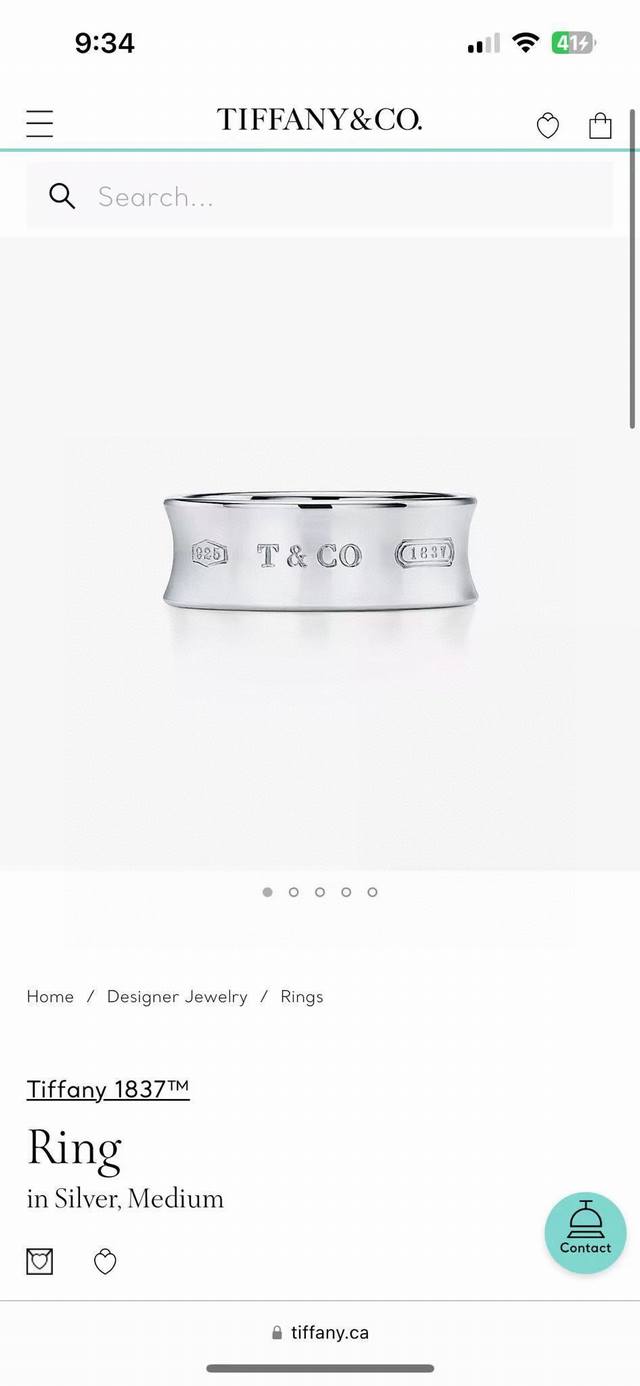 Tiffany 蒂芙尼戒指 简约大气百搭 潮流单品 全新升级版 戒指码数 67891011 V金镀铂金层 非常不错的款式推荐这款 搭配设计多元素每一层设计每款都