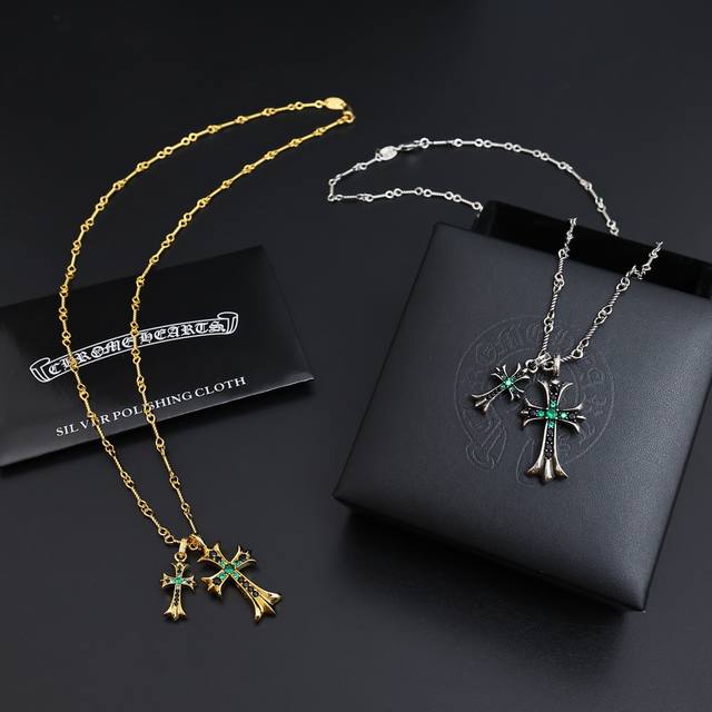 太帅爆了最新款克罗心 不爆不发 厂家直销 原版一比一复刻 克罗心项链