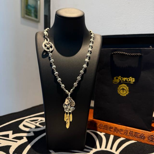新品上架 Goro’S高桥吾郎飞鹰羽毛吊坠，高桥经典项链，顶级版本，认准独家拍摄，主攻高端市场 ，快手 Ins 小红书热门款，绝对区别普通版本！图片产品细节与Z