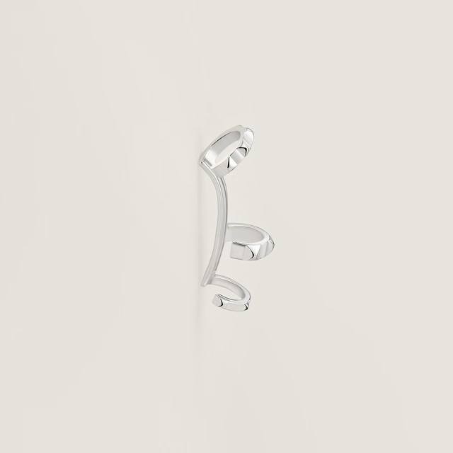 精工版本 铆钉耳夹 爱马仕耳钉潮爆大街，时尚！亚金材质 细腻打磨，细节完美！爱马仕铆钉耳夹单只款