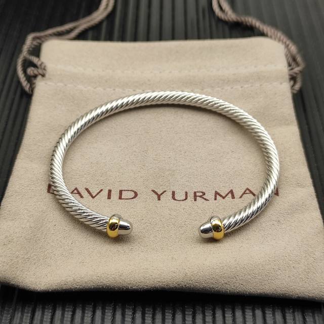 david Yurman 4Mm圆头分色手镯。￥ 编号 Dysz-372