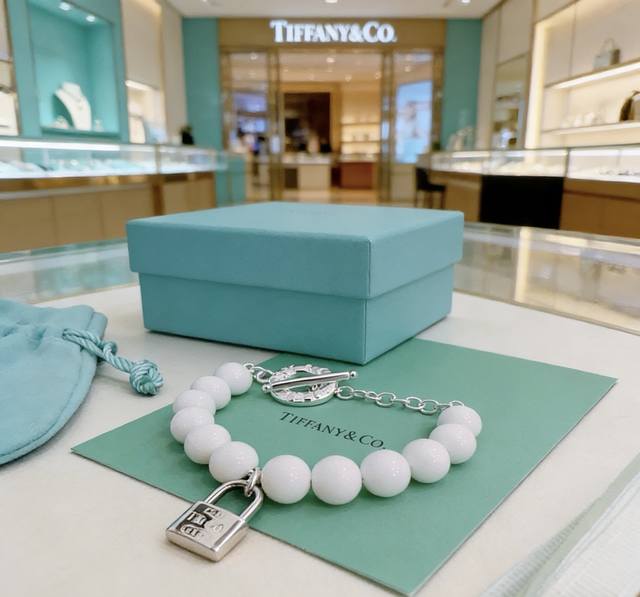 蒂芙尼 Tiffny&Co. 专柜精工版本 多元素玛瑙银风格手链 权志龙明星同款 复古做旧风 原版复刻 纯手工打造 ～正品开模潮流时尚必备 男女均可佩戴 情侣款