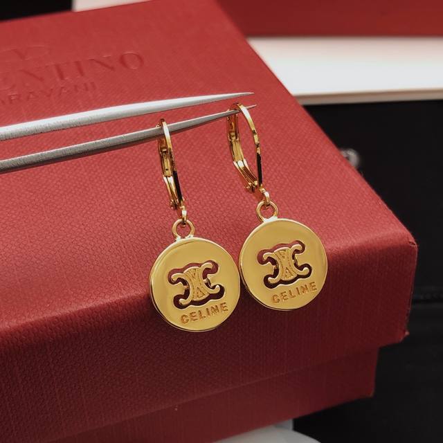 编号Sled0046 Celin*最新款光面耳勾 一致Zp黄铜材质