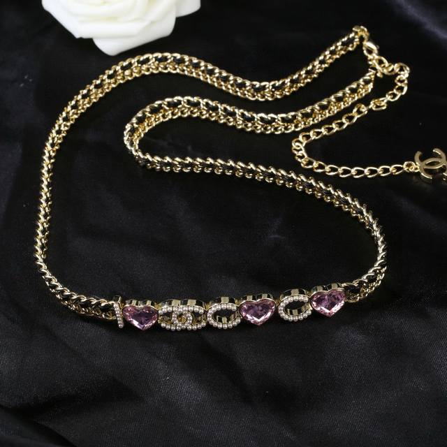 小香 Chanel 新款Icoco小羊皮腰链 原版材质 独家定制 纯手工编织 时尚百搭 超级重工的一款腰链