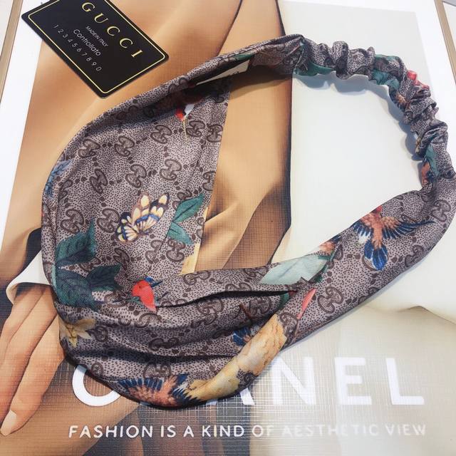 gucci古驰 Gucci新款 古驰欧美时尚发带 百搭时髦 高级感低调 单个 配发箍盒