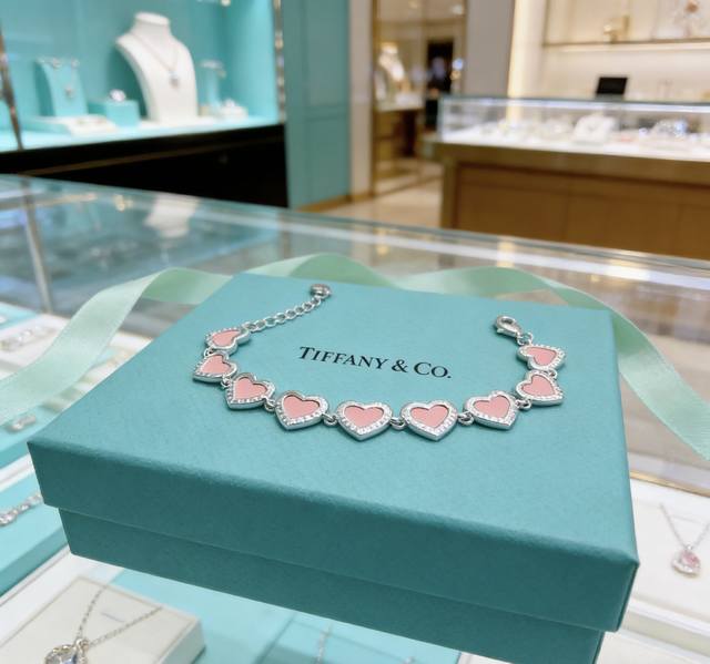 蒂芙尼手链 Tiffny&Co. 专柜精工银版本手链 明星同款 复古做旧风 原版复刻 纯手工打造 ～正品开模潮流时尚必备 男女均可佩戴 情侣款同款 摇滚朋克银风