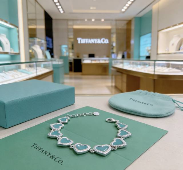 蒂芙尼手链 Tiffny&Co. 专柜精工银版本手链 明星同款 复古做旧风 原版复刻 纯手工打造 ～正品开模潮流时尚必备 男女均可佩戴 情侣款同款 摇滚朋克银风