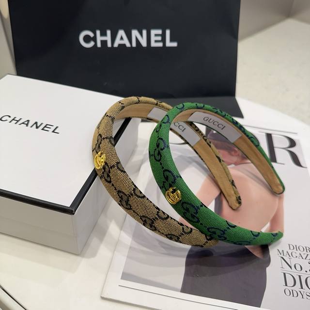 配包装盒Gucci 古奇 Gg字母发箍，经典字母，时尚百搭，特别耐看，永不过时