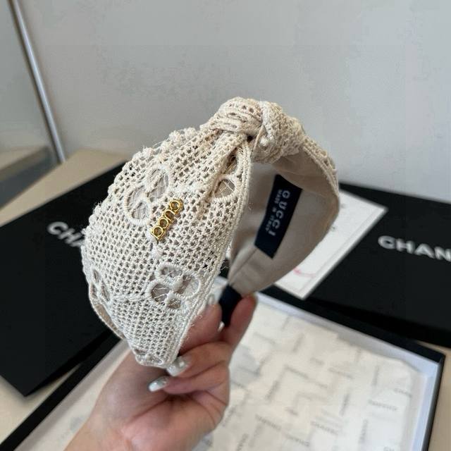 Gucci古奇新款蕾丝发箍