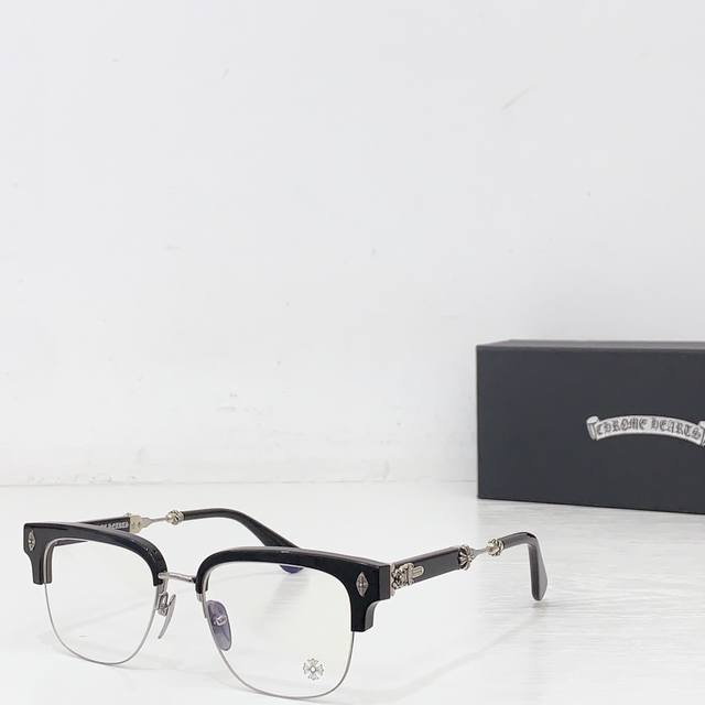 Chrome Hearts 纯银款原版复刻鉴定证书 克罗心新款 Evagilist 原版纯银打造，镜腿附带编码 超强雕花工艺手感极佳 呕心沥血之作，十字花纹螺丝