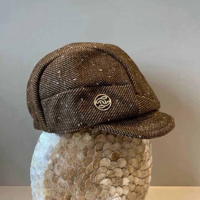 Chanel香奈儿新款鸭舌军帽，高级定制，头围57Cm