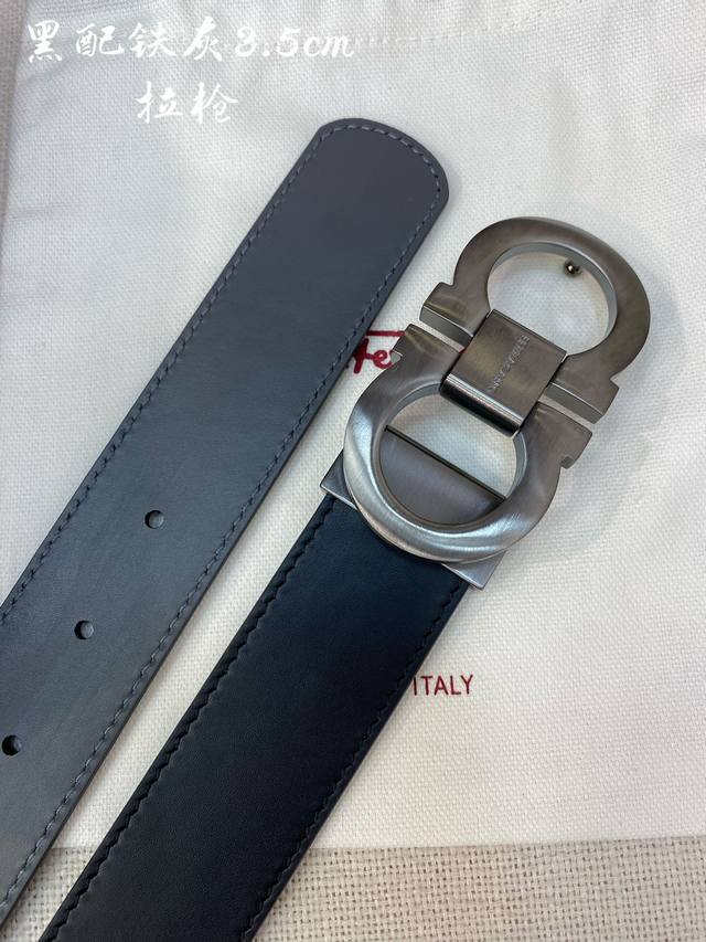 F3.5Cm高级定制款男士皮带 ，双面进口牛皮，自行选择搭配 真材实料 很有质感 时尚经典不失风范 可自行裁剪 ！
