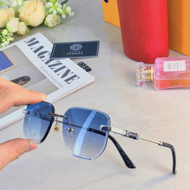 Versac*复古风2025新款男女式墨镜高档时尚痞帅开车太阳镜防紫外线眼镜