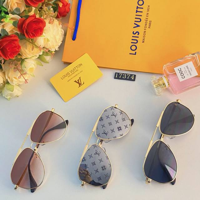 Louis Vuitto*秋冬新品现货时尚休闲上新穿搭推荐眼镜飞行员式时尚百搭太阳镜25