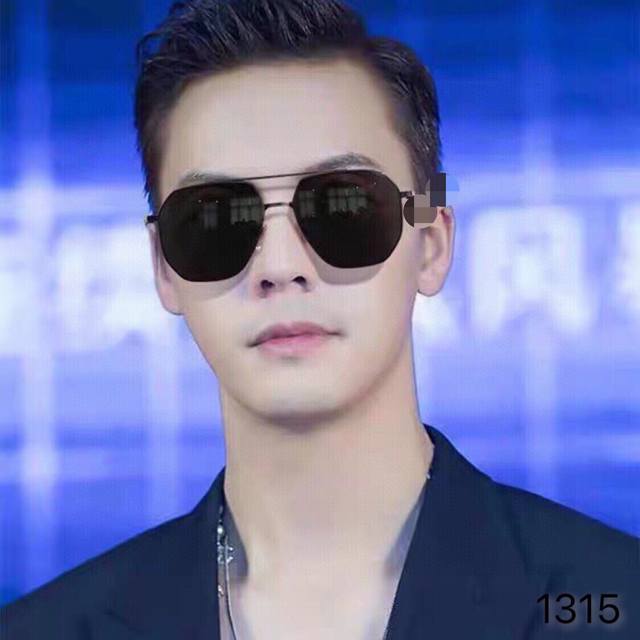 Gucc*超酷开车太阳镜男 年新款大脸眼镜潮流偏光骑行驾驶墨镜潮网红