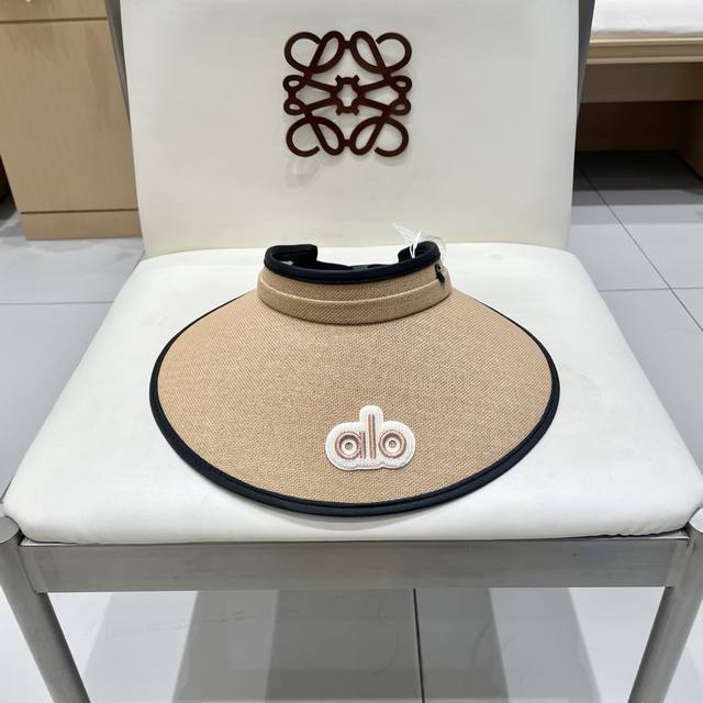 Alo～新款可折叠空顶帽，小仙女空顶帽 洋气十足，轻便卷边收纳，出门妥妥哒！ 夏日必备单品！