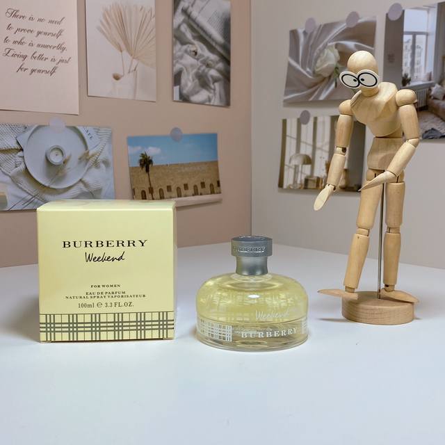 高端品质人 Burberry博柏利巴宝莉周末女士淡香水 Ml Burberry Weekend For Women 香调：花香调 前调：木犀草 橘子 鼠尾草 中