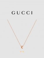 新款]Gucci古驰Icon系列18K金Gg项链