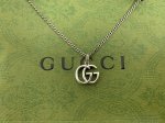 gucci古驰 双G项链 时尚百搭 长度：55-65厘米 编号：D0741324