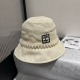 80￥P Chanel香奈儿棉麻礼帽，渔夫帽，头围57Cm