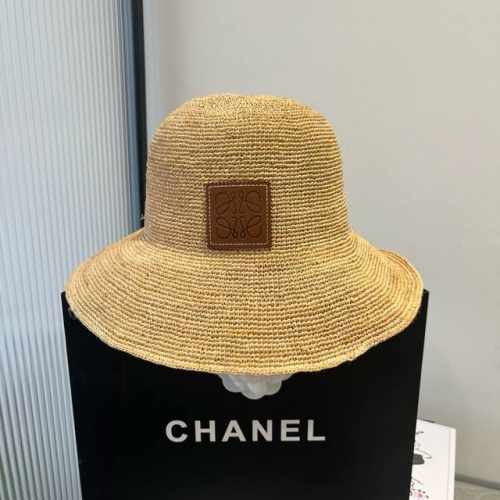 loewe罗意威新款拉菲草帽 纯手钩草帽 可折叠 出游必备单品 头围57Cm