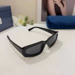Gucci 古奇2025开春新款 潮流爆款 时尚方框偏光太阳镜 高品质 佩戴舒适 网红潮款眼镜