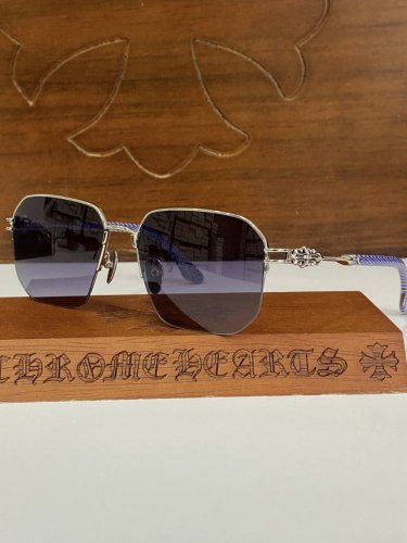 新款太阳镜 独家首发Chrome Heart 精致镂空图纹 高品质 Ch8154 Size:56-16-148
