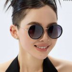 Gucci-偏光太阳镜 2025开春新款 潮流爆款 时尚圆框偏光太阳镜 高品质 佩戴舒适 网红潮款墨镜 女士高清偏光太阳镜 高品质Tr镜框 型号 G0640