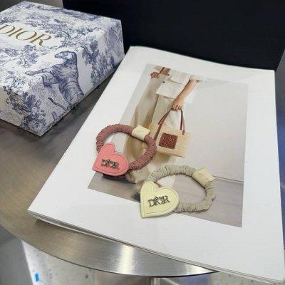 配包装盒 单个 dior 迪奥 新款Cd发圈 简单实用 时尚潮流 小仙女必备