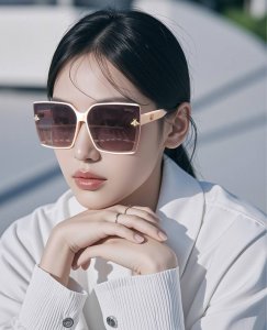 2025新款 新款出货 女士高清加厚偏光太阳镜 新款Gucci偏光太阳镜 开车驾驶镜时尚墨镜世界顶级奢华品牌 品质保证 经典款, 明星热爱有史以来最畅销的品牌眼