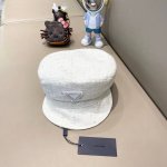 prada小香风海军鸭舌帽女春秋新款八角贝雷帽报童画家帽英伦韩版潮