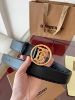 burberry 博柏利英国原厂皮料，黑色全皮 品质毋庸置疑 没有更好 只有最好 尺寸4.0厘米代购版本 顶级180