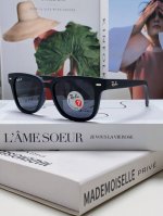 雷朋 Ray Ban太阳镜 2025新款潮流开车出游方形遮阳墨镜 时尚偏光镜片 男女通用 Rb5377