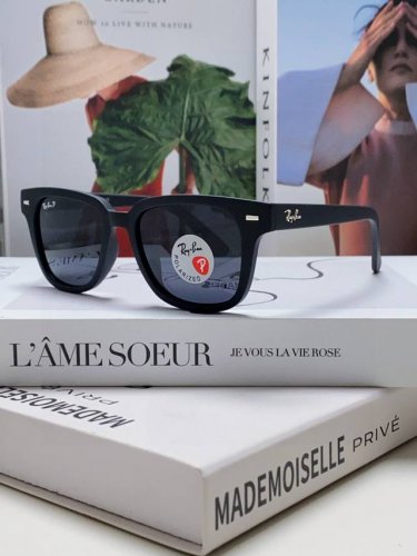 雷朋 Ray Ban太阳镜 2025新款潮流开车出游方形遮阳墨镜 时尚偏光镜片 男女通用 Rb5377
