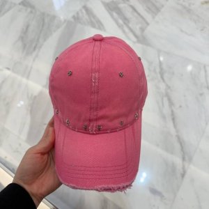 跑量 克罗心早春复古做旧破洞帽子磨损设计百搭棒球帽鸭舌帽