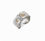 雏菊戒指 布契拉提 Buccellati 意大利高级珠宝品牌 复古宫廷风戒指 亚金材质 18K厚金分色电镀 高品质 布契拉提戒指 太阳花戒指