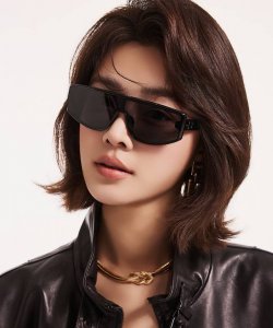Gucci古奇 新款连体驶驾镜墨镜出行必众备多明星同款 太阳镜 男女太士阳镜飞行 型号 G3109