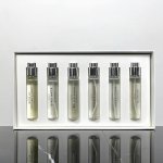 专柜品质 百瑞德试管香水小样6件套配中文标百瑞德香水试管小样六件套12Ml*6带喷头隐形管，味道包含:荒漠孤魂，超级雪松，白色浪漫，吉普赛之水，花序，荒漠玫瑰。
