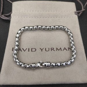 David Yurman 5Mm盒式链手链 17Cm，19Cm，21Cm，23Cm.编号Dysl-0 14