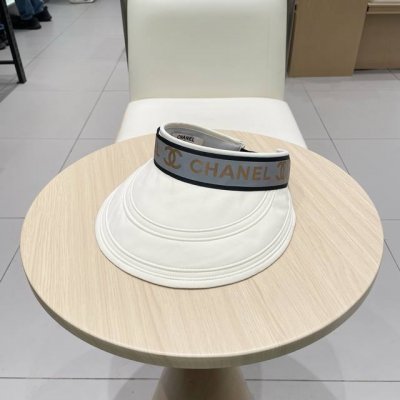 Chanel香奈儿速干面料遮阳帽，空顶草帽，可调节