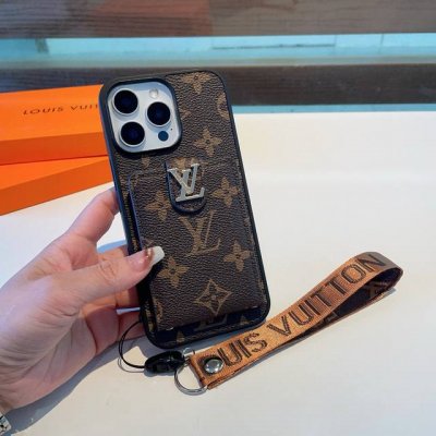 lv经典老花全包手机壳上下插卡 +挂绳 型号：为了不出现报错型号，请打开本机查看手机设置显示的型号 Iphone16系列更新 Iphone16Pro Max 6