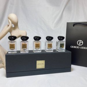 专柜品质 q版阿玛尼私藏香水系列小样7.5Ml五件套 内含 玉龙茶 和风茉莉 米兰玫瑰 苏州牡丹 栀子麝香