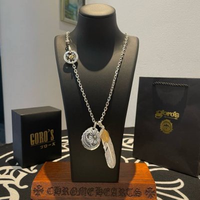 新品上架 Goro’S高桥吾郎银饼羽毛吊坠，高桥经典项链，顶级版本，认准独家拍摄，主攻高端市场 ，快手 Ins 小红书热门款，绝对区别普通版本！图片产品细节与Z