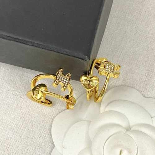 编码E2294 0247825 Celine耳钉热销款爆上新 一致Zp Ｃ爱心凯旋门金弯耳钉 满钻凯旋门Buling Buling的氛围感～ 时尚简约又很有创意