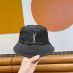 Ysl圣罗兰 新款简约金属渔夫帽，大牌款超好搭配，赶紧入手！