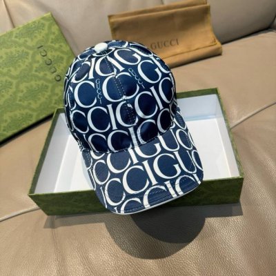 配盒子布袋 Gucci 古奇 新款原单棒球帽 Gucci丝印 专柜1:1开模订制 原版帆布料+头层牛皮 纯棉内里 轻盈透气 质量超赞 基础头围56 贴片可调节
