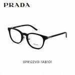 prada 普拉达 Vpr12Z 51-20-140 板材方圆框近视眼镜框 素颜的神不挑脸型主打的就是一个百搭 经典元素的金属黑标简约但不简单 板材与金属鼻托的