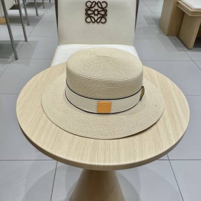 Lv路易威登新款草帽 平顶礼帽 头围57Cm